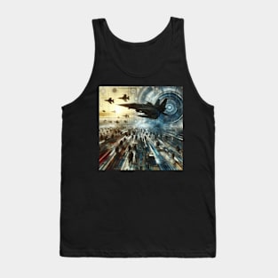 Warped Warfare Military Tank Top